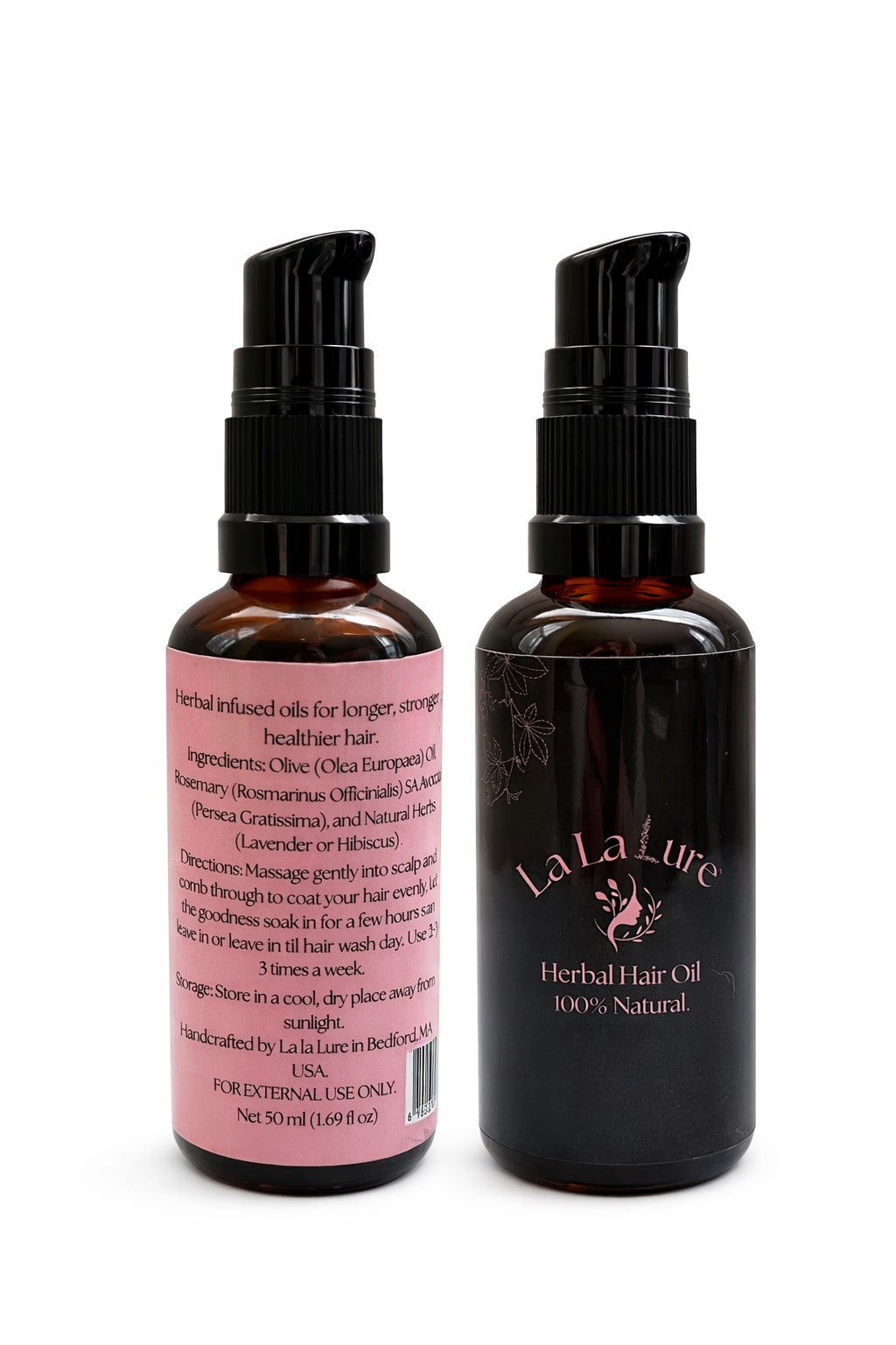 Hibiscus Glow Herbal Hair Oil – Conditioning, Smoothing & Natural Glow