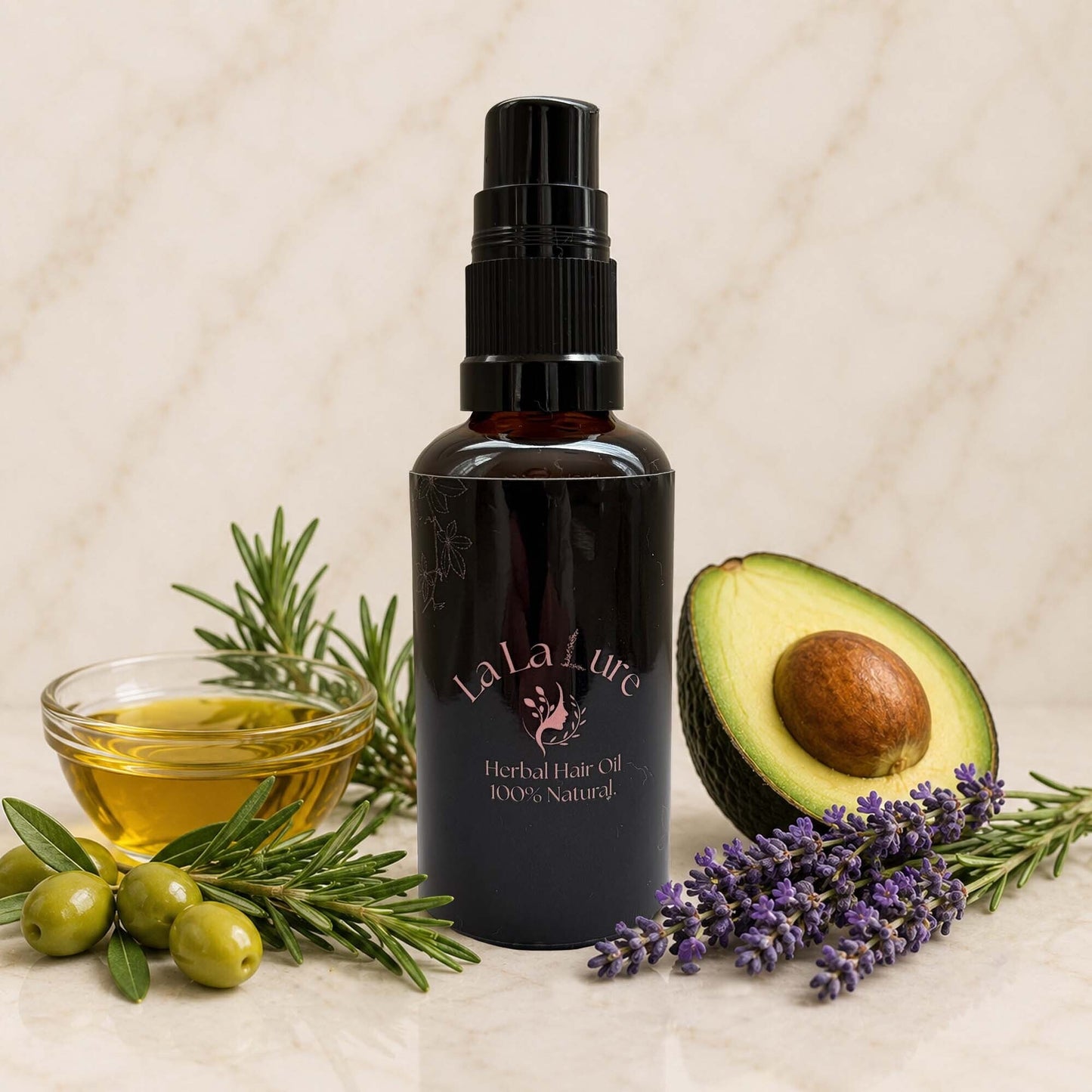 Lavender Kiss Herbal Hair Oil