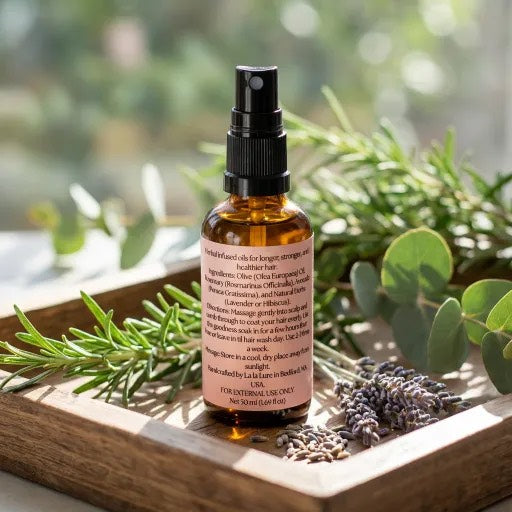Lavender Kiss Herbal Hair Oil – Nourishing, Softening & Hydrating